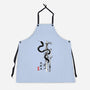 Year Of The Snake Sumi-e-Unisex-Kitchen-Apron-DrMonekers