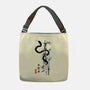 Year Of The Snake Sumi-e-None-Adjustable Tote-Bag-DrMonekers
