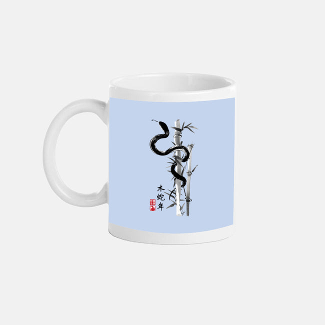 Year Of The Snake Sumi-e-None-Mug-Drinkware-DrMonekers