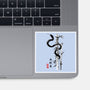 Year Of The Snake Sumi-e-None-Glossy-Sticker-DrMonekers