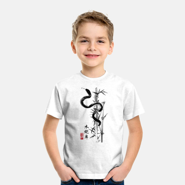 Year Of The Snake Sumi-e-Youth-Basic-Tee-DrMonekers