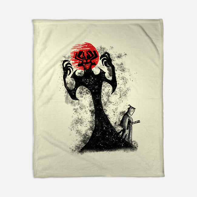 Ink Demon-None-Fleece-Blanket-nickzzarto