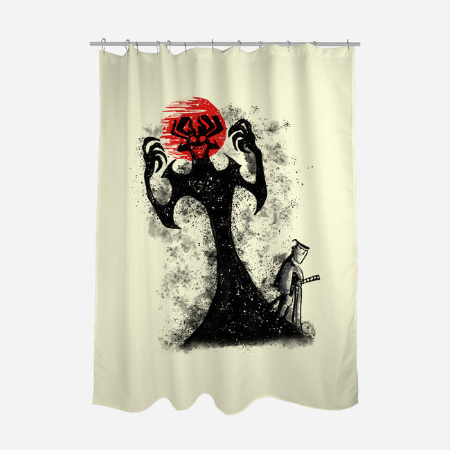 Ink Demon-None-Polyester-Shower Curtain-nickzzarto