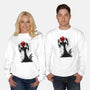 Ink Demon-Unisex-Crew Neck-Sweatshirt-nickzzarto