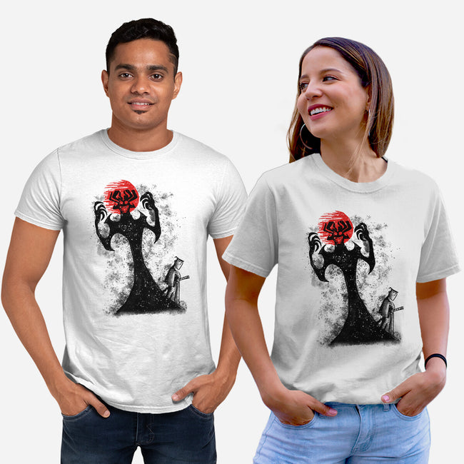 Ink Demon-Unisex-Basic-Tee-nickzzarto