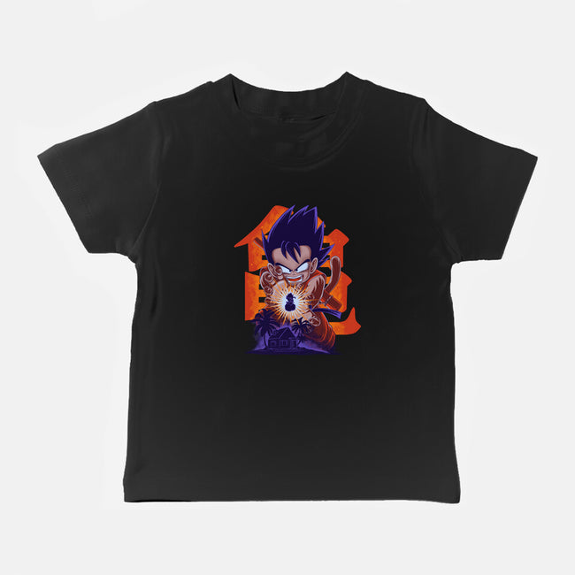 Saiyan Kid-Baby-Basic-Tee-rmatix