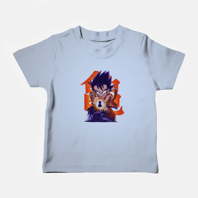 Saiyan Kid-Baby-Basic-Tee-rmatix