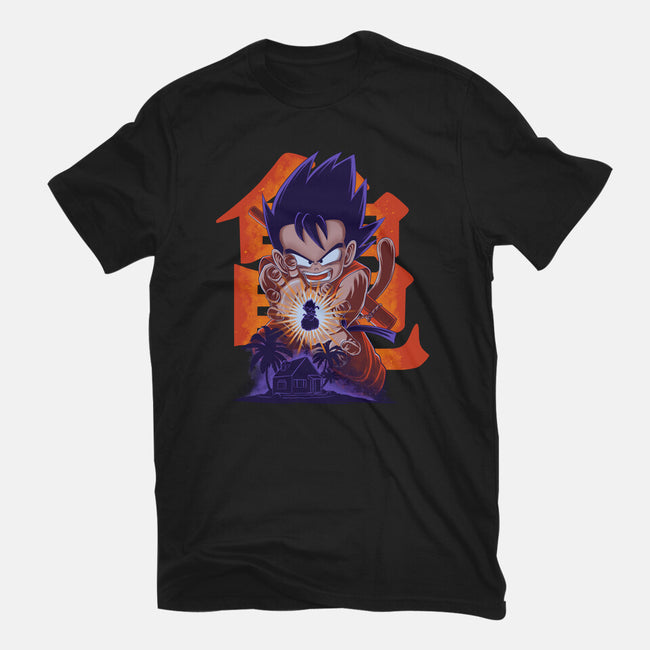 Saiyan Kid-Womens-Fitted-Tee-rmatix