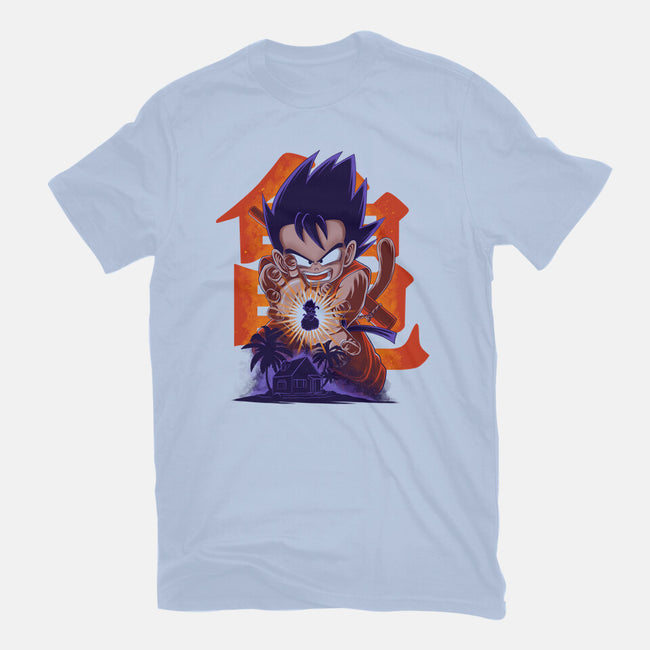 Saiyan Kid-Womens-Fitted-Tee-rmatix