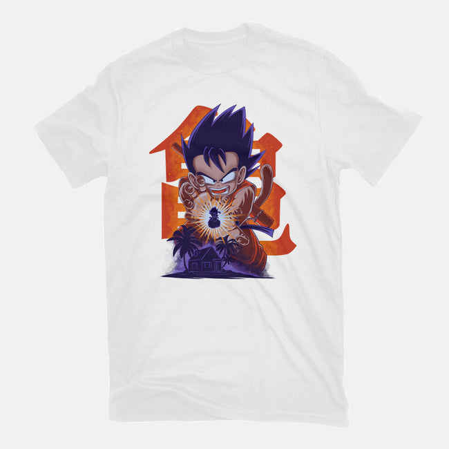Saiyan Kid-Womens-Fitted-Tee-rmatix