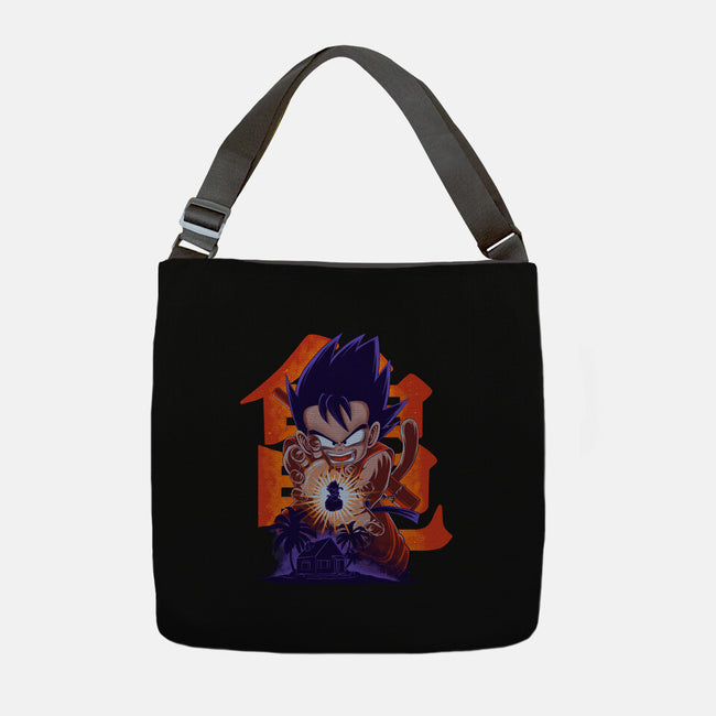 Saiyan Kid-None-Adjustable Tote-Bag-rmatix