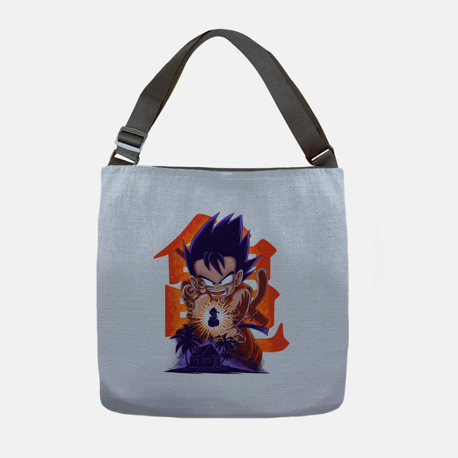 Saiyan Kid-None-Adjustable Tote-Bag-rmatix