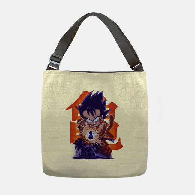Saiyan Kid-None-Adjustable Tote-Bag-rmatix