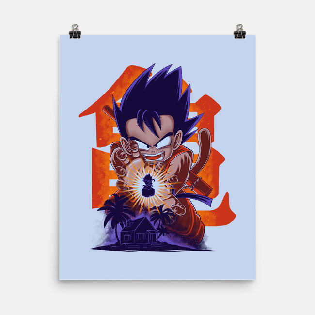 Saiyan Kid-None-Matte-Poster-rmatix