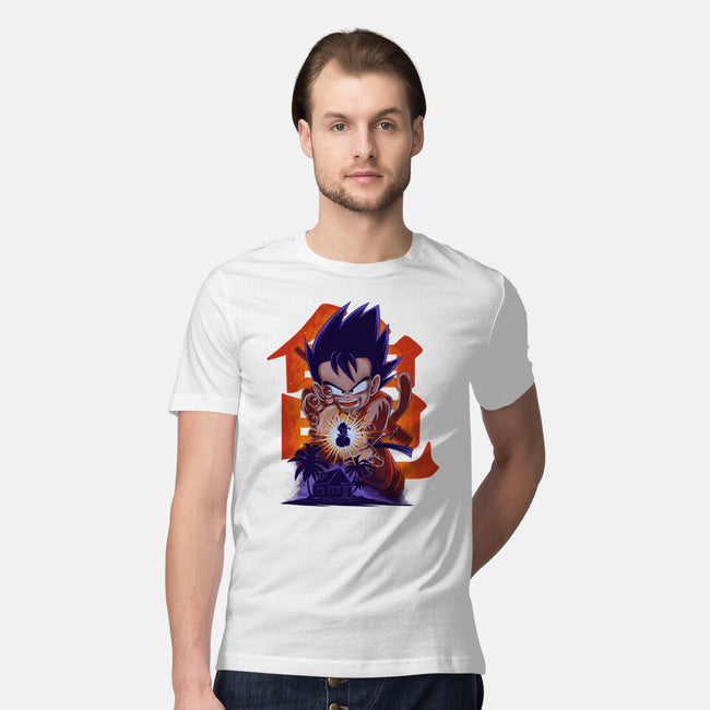 Saiyan Kid-Mens-Premium-Tee-rmatix