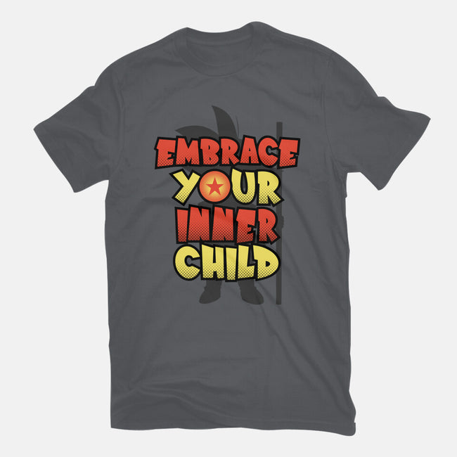 Embrace Your Inner Child-Womens-Fitted-Tee-Boggs Nicolas