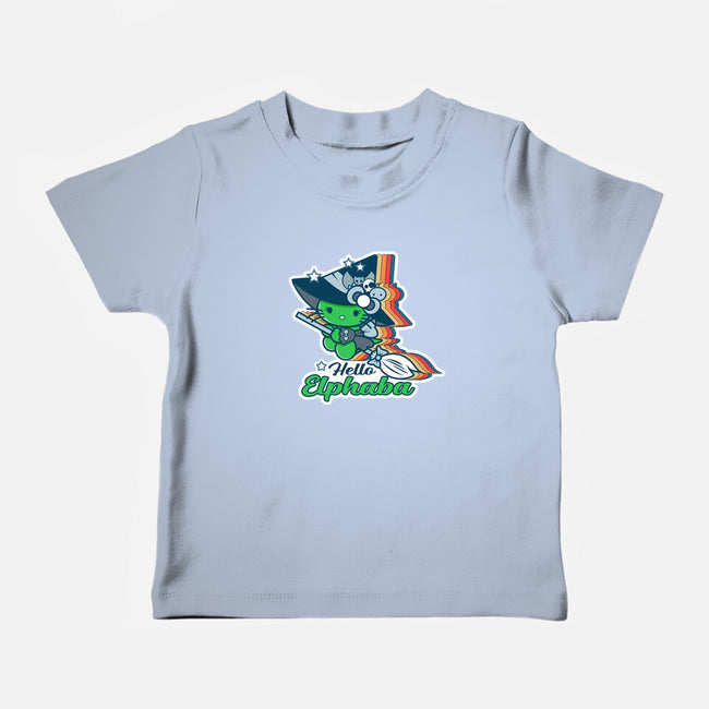 Hello Elphaba-Baby-Basic-Tee-palmstreet