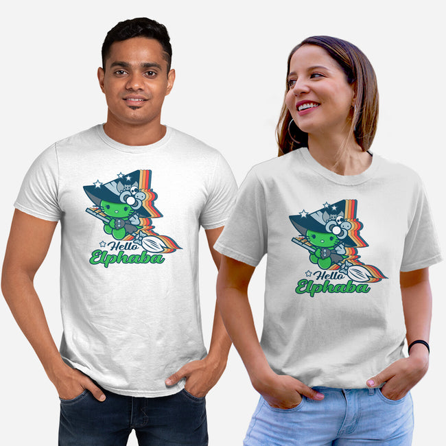 Hello Elphaba-Unisex-Basic-Tee-palmstreet