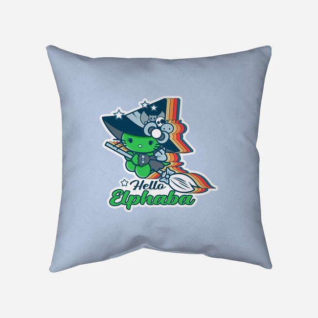 Hello Elphaba-None-Removable Cover w Insert-Throw Pillow-palmstreet