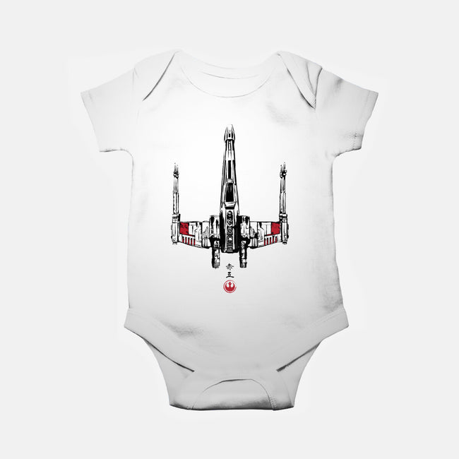 Red Five Sumi-e-Baby-Basic-Onesie-DrMonekers