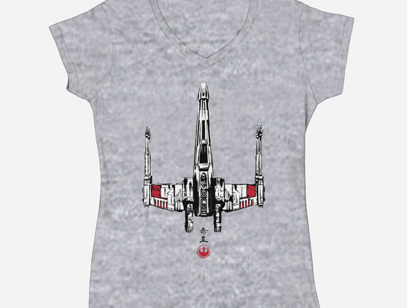 Red Five Sumi-e