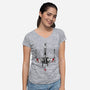 Red Five Sumi-e-Womens-V-Neck-Tee-DrMonekers