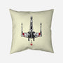 Red Five Sumi-e-None-Removable Cover w Insert-Throw Pillow-DrMonekers