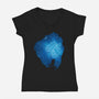 Mufasa's Ghost-Womens-V-Neck-Tee-dalethesk8er