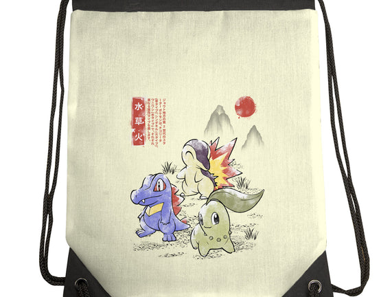 Second Gen Starter Sumi-e