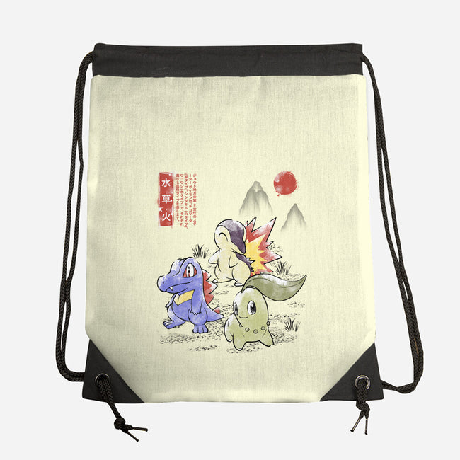 Second Gen Starter Sumi-e-None-Drawstring-Bag-Astrobot Invention