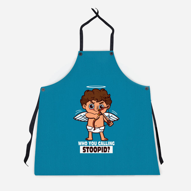 Stupid Cupid-Unisex-Kitchen-Apron-Boggs Nicolas