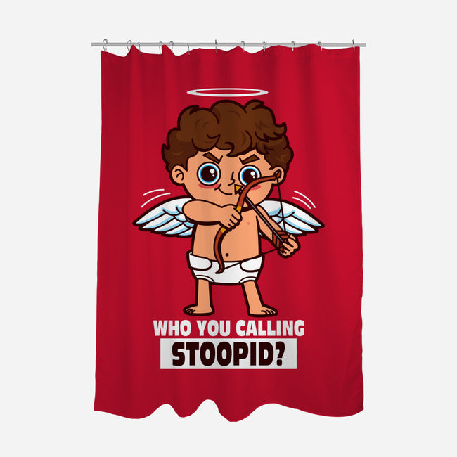 Stupid Cupid-None-Polyester-Shower Curtain-Boggs Nicolas