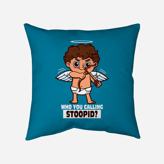 Stupid Cupid-None-Removable Cover w Insert-Throw Pillow-Boggs Nicolas