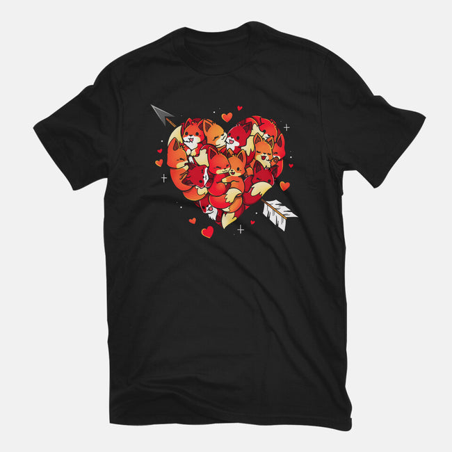 Love Foxes-Womens-Basic-Tee-Vallina84