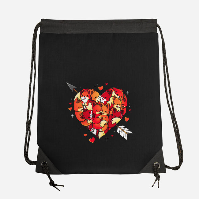 Love Foxes-None-Drawstring-Bag-Vallina84