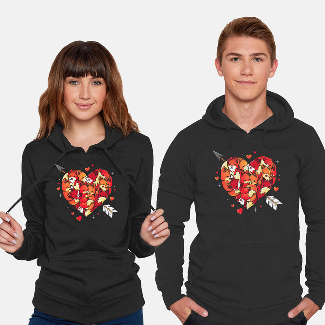 Love Foxes-Unisex-Pullover-Sweatshirt-Vallina84