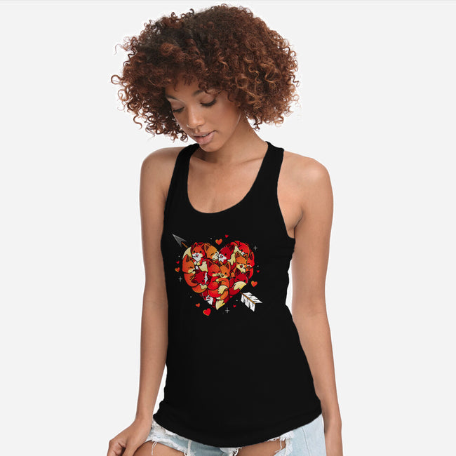 Love Foxes-Womens-Racerback-Tank-Vallina84