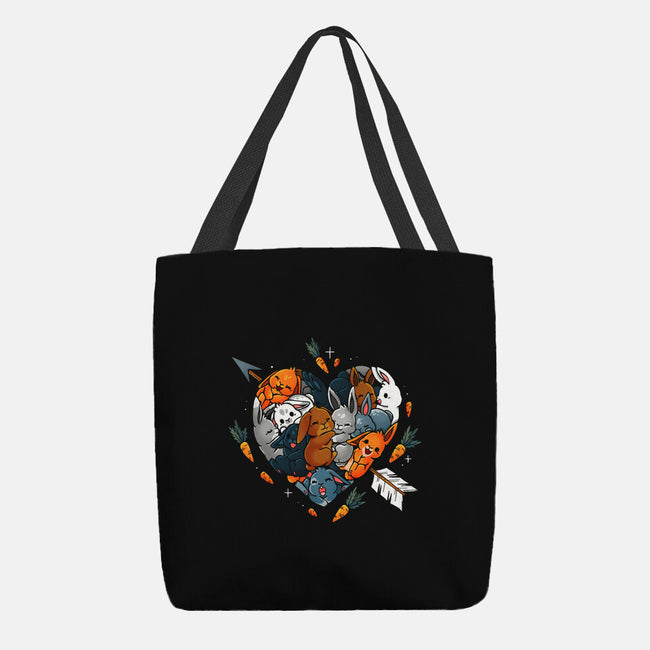 Love Rabbits-None-Basic Tote-Bag-Vallina84