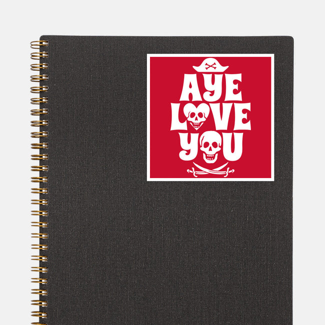 Aye Love You-None-Glossy-Sticker-Boggs Nicolas