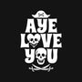 Aye Love You-Womens-V-Neck-Tee-Boggs Nicolas