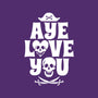 Aye Love You-Womens-Fitted-Tee-Boggs Nicolas