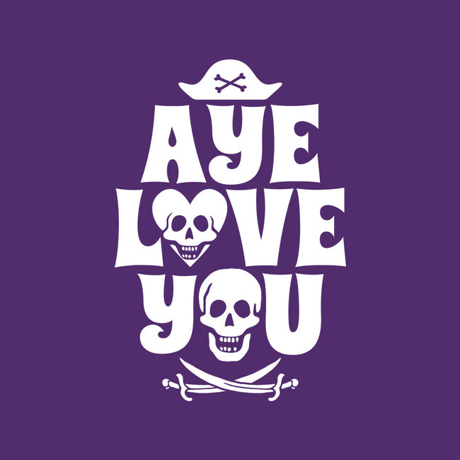 Aye Love You-None-Removable Cover w Insert-Throw Pillow-Boggs Nicolas