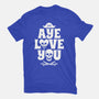 Aye Love You-Womens-Fitted-Tee-Boggs Nicolas