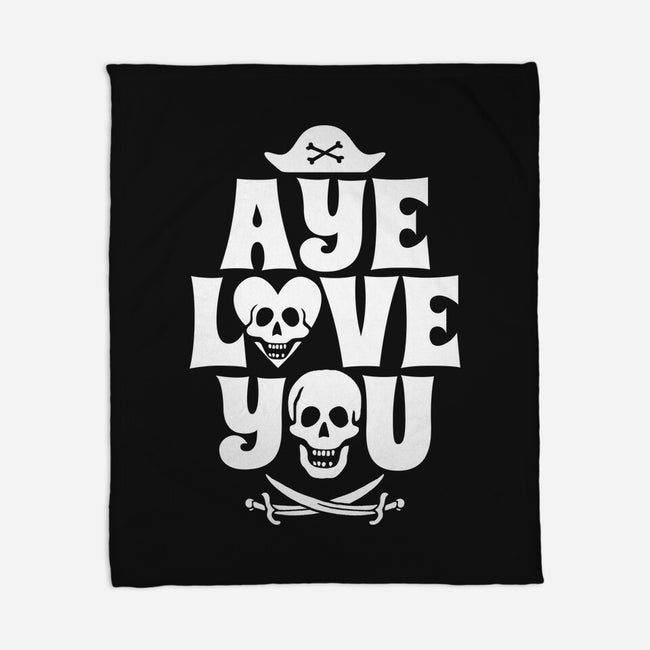 Aye Love You-None-Fleece-Blanket-Boggs Nicolas