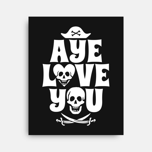 Aye Love You-None-Stretched-Canvas-Boggs Nicolas