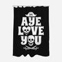 Aye Love You-None-Polyester-Shower Curtain-Boggs Nicolas