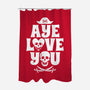 Aye Love You-None-Polyester-Shower Curtain-Boggs Nicolas