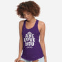 Aye Love You-Womens-Racerback-Tank-Boggs Nicolas