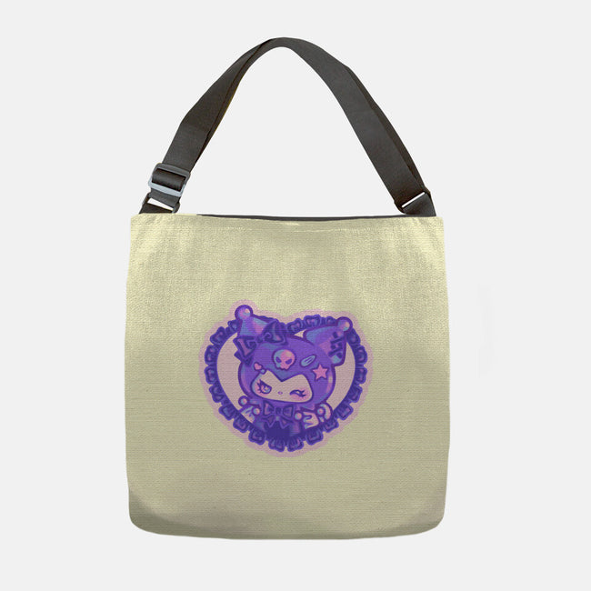 Love Kuromi-None-Adjustable Tote-Bag-Panchi Art