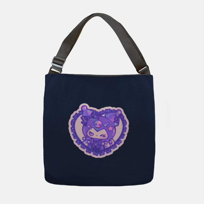 Love Kuromi-None-Adjustable Tote-Bag-Panchi Art